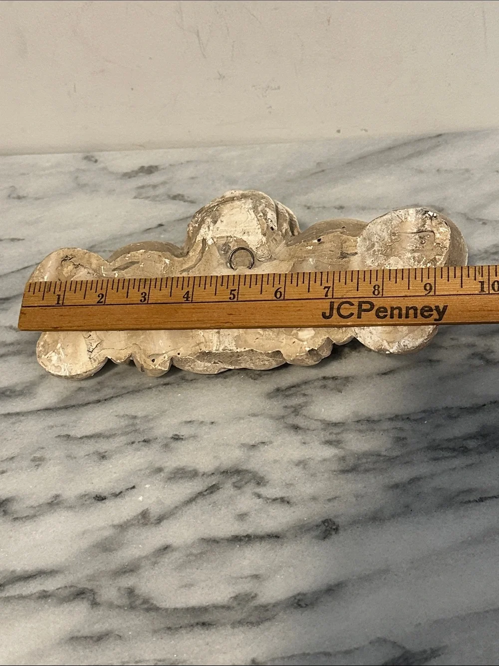 Decorative Cherub Wing Wall Accent in Antique White gesso